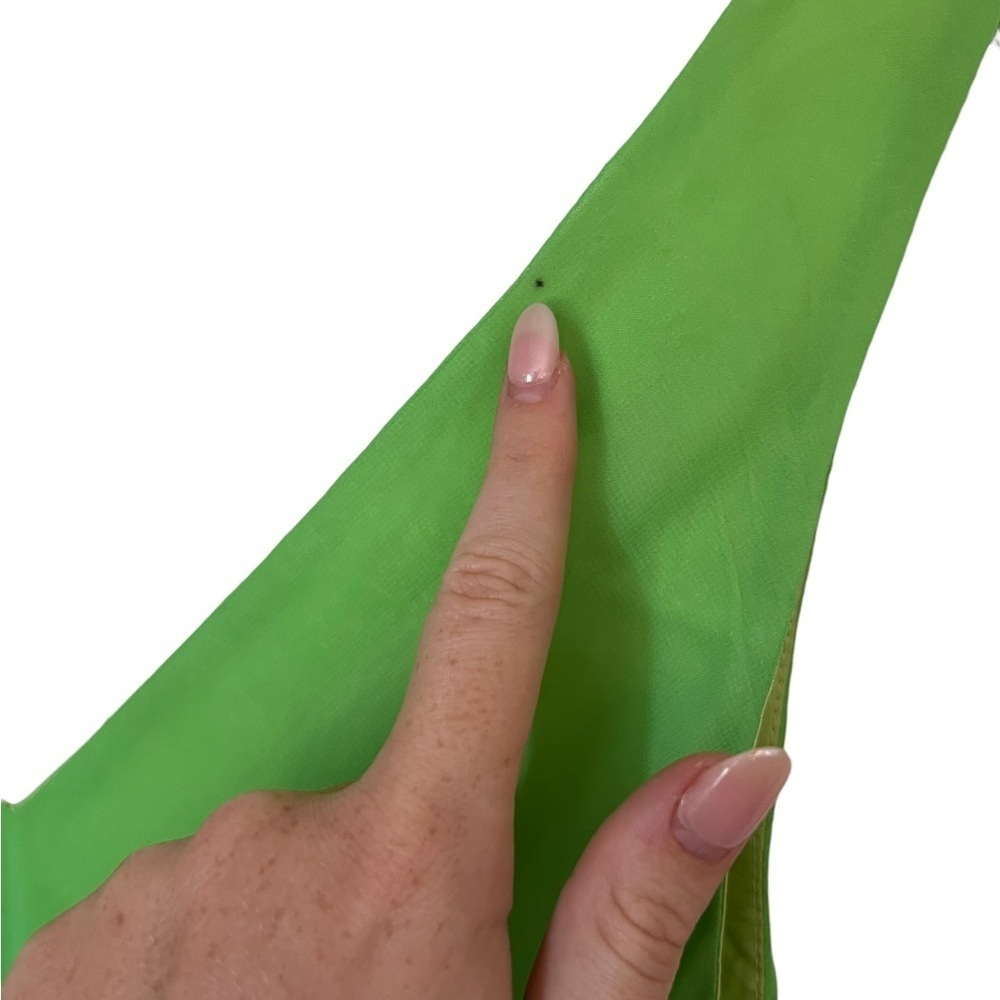Green Y2K Ruffle Dress - Picture 5 of 9